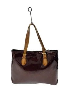 LOUIS VUITTON Tote Bag Brentwood_Monogram Verni_BRD Enamel Bordeaux Used - Picture 1 of 8
