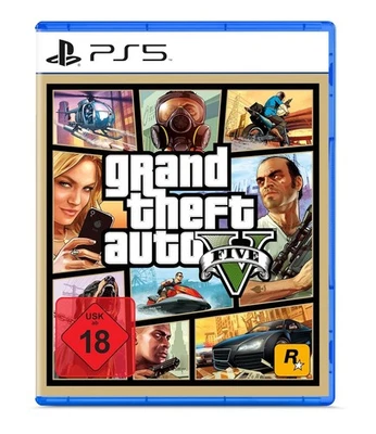 ✅ Grand Theft Auto V ✅ PS5 ✅ DE USK ✅ NEU ✅ - Bild 1 von 4