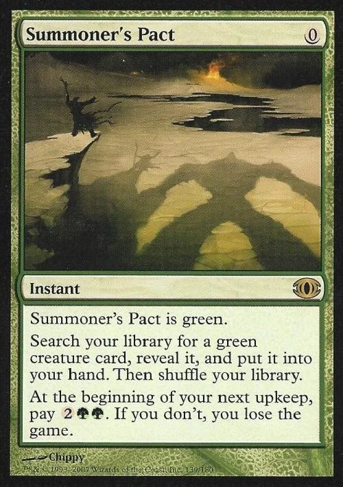 MTG English Summoner's Pact Light Play Foil Futuresight - Image 1 of 1