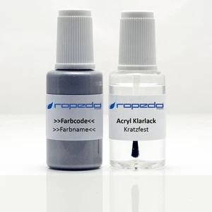 Touch Up Paint Pen Set For VW LH3S / H9 SPANISH RED 20ml + Clear Coat 20ml - Picture 1 of 1