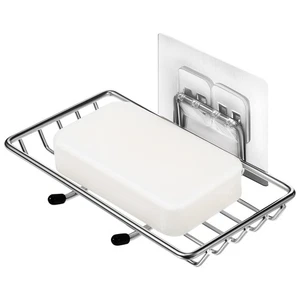 No-Punch Soap Dispenser Drainage Rack Travel Baby Holder for Shower - Picture 1 of 11