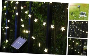 Christmas Decorations Outdoor Solar Star String Lights, 50LED 23ft Solar - Picture 1 of 8