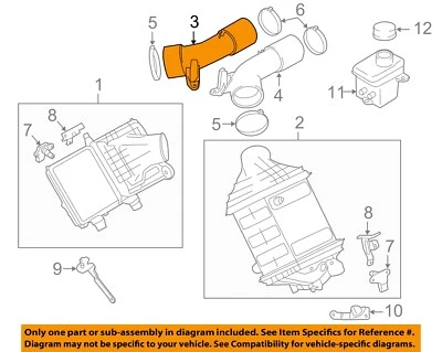 Оригинальный охлаждающий интеркулер верхний шланг BMW 12-19 M5,M6 Gran Coupe, M6 13717843221 - Изображение 1 из 2