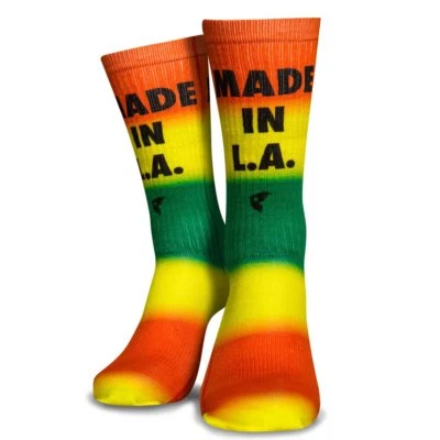 Nuevo Con Etiquetas Famous Stars & Straps Calcetines Multicolor Made IN La - Imagen 1 de 2