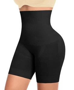 Damas Talla 10-12 Bragas Control Firme Modeladoras Bragas Elásticas Nylon Negro - Imagen 1 de 1