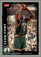 2008-09 Fleer Boston Celtics Basketball Card #6 Leon Powe