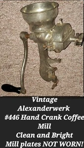 Molinillo de grano gris de Alexanderwerk 446 hecho en Alemania, brillante, con placas afiladas - Imagen 1 de 23