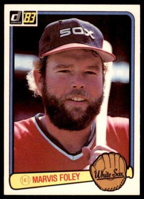 1983 Donruss Marvis Foley . Chicago White Sox #652 - Image 1 of 2