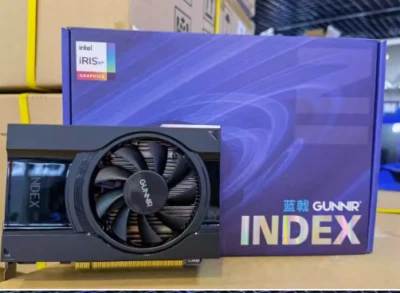 Gunnir INTEL lris Xe index V2 DG1 4GB DG1-4G Graphics Cards - Image 1 of 4