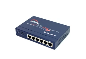 Network Everywhere Wired Fast Ethernet 10/100 5-PORT HUB NH-1005 No Powercord - Picture 1 of 4