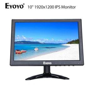 EYOYO 10 inch 1920x1200 AV VGA BNC HDMI IPS Monitor For Laptop DVR CCD DVD PC - Picture 1 of 14