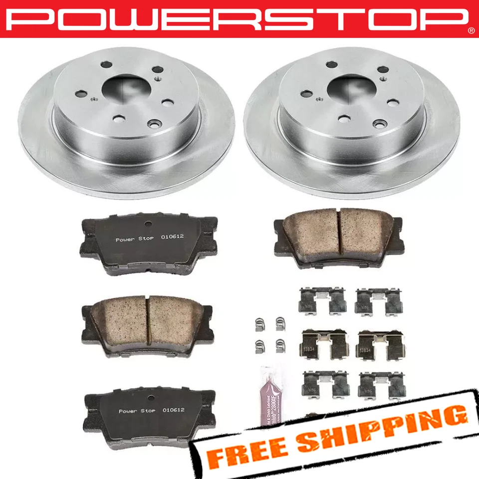 Kit de frenos de repuesto Power Stop 1 clic Autospecialty para Toyota RAV4 06-18 Foto 1 de 2