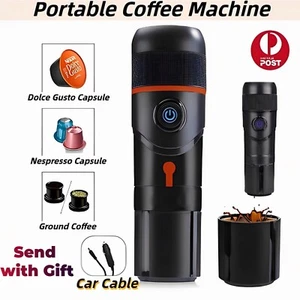 Portable Coffee Machine Auto Mini Espresso Coffe Maker for Car Travel Camping AU - Picture 1 of 14