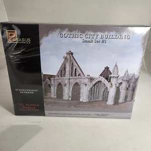 New Sealed Pegasus Hobbies Gothic City Building Small Set 1 Archways Museum Coll - Picture 1 of 4