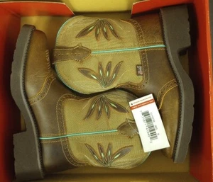 Justin Starlina Tan Frenzy Buffalo Damenstiefel Perfed Saddle - GY9536 - Größe 6,5B - Bild 1 von 7