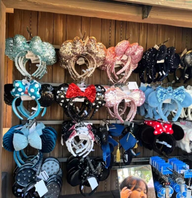 Diadema Orejas de Mickey Mouse Cenicienta Frozen Anna Loungefly Parks Disney 2024 Foto 1 de 4