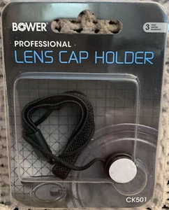Bower Professional Lens Cap Holder CK501 For Camera - Elastic Band W Perm Attach - Picture 1 of 2