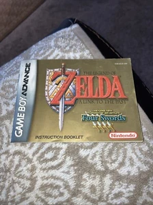 Legend of Zelda: A Link to the Past Four Swords Game Boy Advance GBA Manual Only - Picture 1 of 4