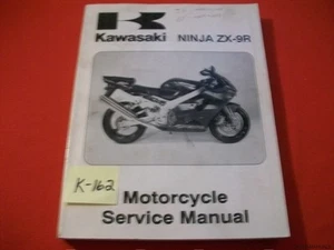 KAWASAKI NINJA ZX-9R EDICIÓN DE FÁBRICA MANUAL DE SERVICIO DE MOTOCICLETA #99924-1280-01 2002 - Imagen 1 de 1