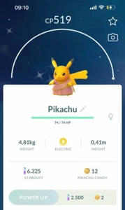 Brillante Pikachu con un disfraz de sari -MlNl P T C - Leer Descripción - Imagen 1 de 1