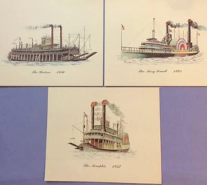 Stampe treno e barca servizio città anni 50 2 set 6 stampe totali con folio #101 - Foto 1 di 12