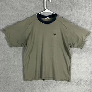 Pearl Izumi Mens Shirt Size Large Short Sleeve Solid Green - Picture 1 of 9