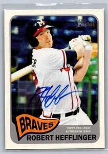 Autografi 2014 Topps Heritage Minor League #ROA-RH Robert Hefflinger Real One - Foto 1 di 2