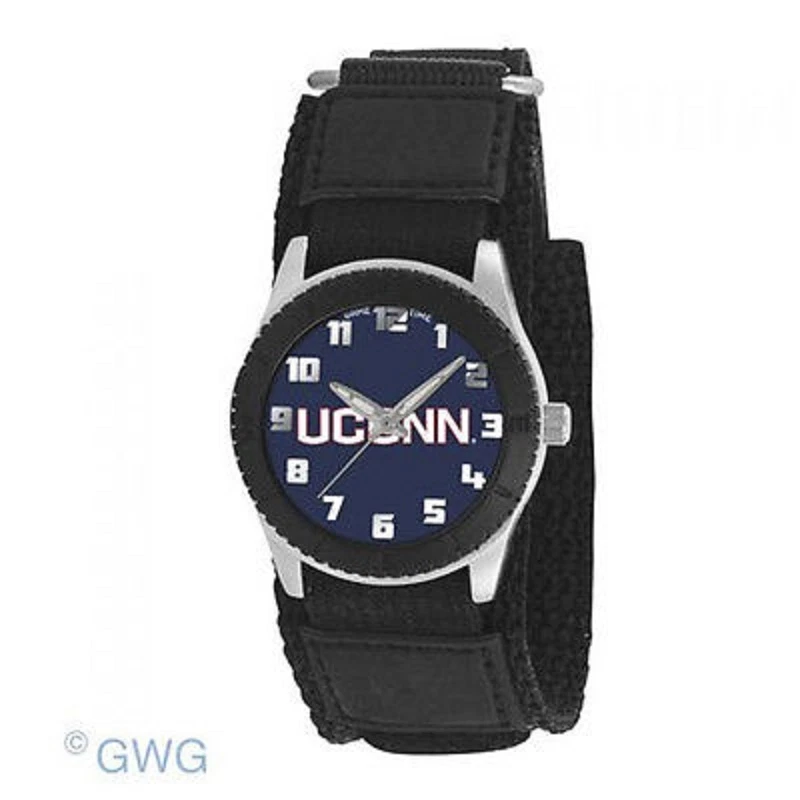 Reloj Juniors University Of Connecticut Game Time Rookie Negro Nylon "TAL CUAL" Foto 1 de 1