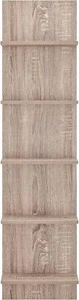 Danya B. Decorative Wall Mount Vertical Shelving Unit – Modern Column Shelves - Picture 1 of 10