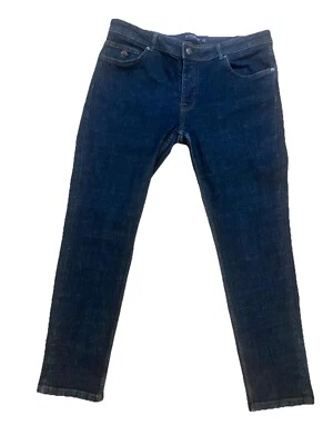 Jeans uomo GUTTERIDGE regular fit lavaggio scuro elasticizzato taglia 42 (40x31), nuovo senza etichette - Immagine 1 di 4