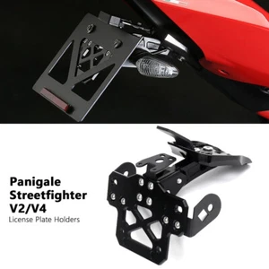 Soporte de licencia trasero de motocicleta para Ducati Panigale V2 V4 Streetfighter V4 V2 - Imagen 1 de 7