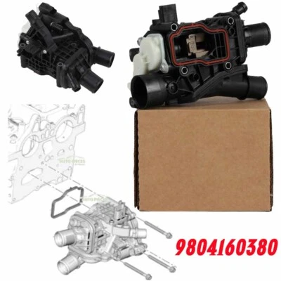 9804160380 Thermostat Thermostatgehäuse Für CITROEN 2.0 BlueHDi C4 C5 308 508 DE - Bild 1 von 4
