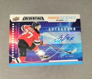 2019-20 Upper Deck Credenziali Rookie Scienza Autografi #RS12 Nikita Gusev B - Foto 1 di 2