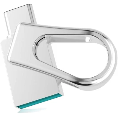 USB C Stick 64GB Mini Dual USB 3.0 OTG Flash Laufwerk Metall  kompakt - Bild 1 von 2