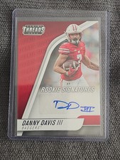 2022 Panini Chronicles Threads Draft Picks Danny Davis III Autograph Rookie Card