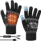 Durable Winter Thermal Gloves Usb Powered Warm Gloves Heated Gloves
