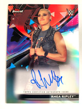 2021 Topps Finest WWE #RR Rhea Ripley On Card Autograph