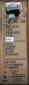 Summit 30" White Shell Hood - Picture 1 of 1