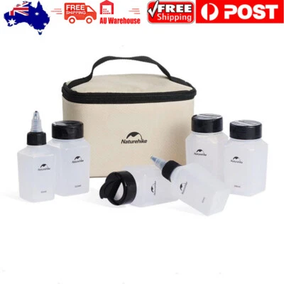 6/8Pcs Outdoor Spices Bottle Set BBQ Seasoning Jar Camping Seasoning Storage Bag - image 1 of 4