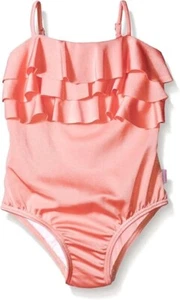 Seafolly Little Girls' Memphis Meow Ruffle One Piece SZ 5 - Picture 1 of 2