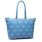 Ladies Blue Tote Lacoste Logo Bag~Brand New