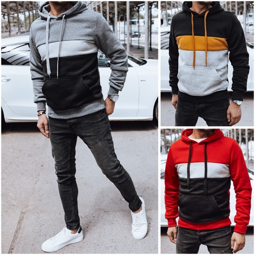SACAI Felpa con cappuccio uomo felpa sportiva pullover basic DSTREET M L XL 2XL