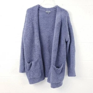 Barefoot Dreams CozyChic Relaxed Open Front Cardigan Blue Women's Size L/XL - Picture 1 of 6