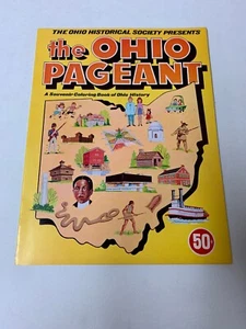 Vintage 1971 Coloring Book The Ohio Pageant Souvenir Ohio Historical Society - Picture 1 of 12