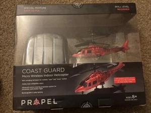 Propel Coast Guard Micro Wireless Indoor Helicopter Rechargeable - Picture 1 of 2