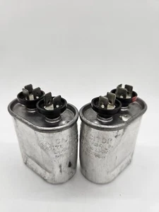GE 3.5UF 370VAC 60HZ CONDENSADOR DE ARRANQUE MOTOR OVALADO EE. UU. 21L6085 NUEVO LOTE DE 2 - Imagen 1 de 7