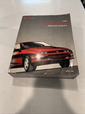 Geo Storm 1992 manual de reparación de servicio de fábrica  Foto 1 de 4