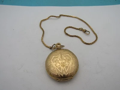 Карманные часы Waltham 1891 Double Hunter примерно 1903 г. с золотым покрытием».  Как есть V178 - Изображение 1 из 4