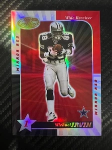 2000 CERTIFIED MIRROR RED MICHAEL IRVIN COWBOYS - Bild 1 von 3