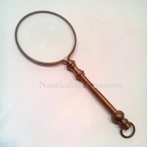 Lupa Náutica para Hombre Regalo Antiguo Vintage Latón Mango Lupa - Imagen 1 de 4